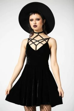 Killstar Magica Dress In Black Velvet With Harness Detailing 19 Killstar Magica Dress In Black Velvet With Harness Detailing -Timeless London Shop MAGICA SKATER DRESS W 6 x1600 f2f729d6 5113 48d0 b85b e8cb63bae90a 560x