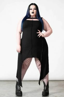 Killstar Milicent Sleeveless Dress Asymmetric Hem -Timeless London Shop MILICENT SLEEVELESS DRESS PLUS W E x1600 98e5675c e152 431d 94c3 48cf52478f4c 560x