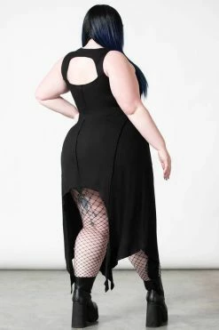 Killstar Milicent Sleeveless Dress Asymmetric Hem -Timeless London Shop MILICENT SLEEVELESS DRESS PLUS W F x1600 c9a33f7f ef13 469a 890a 032b951d3ed7 560x