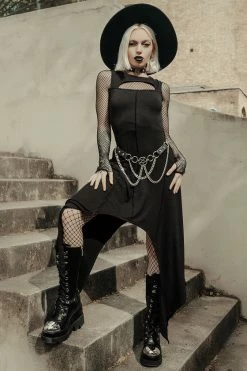 Killstar Milicent Sleeveless Dress Asymmetric Hem -Timeless London Shop MILICENT SLEEVELESS DRESS W C x1600 197f6cf8 5899 47e8 a006 6f30a36b3e8b 560x