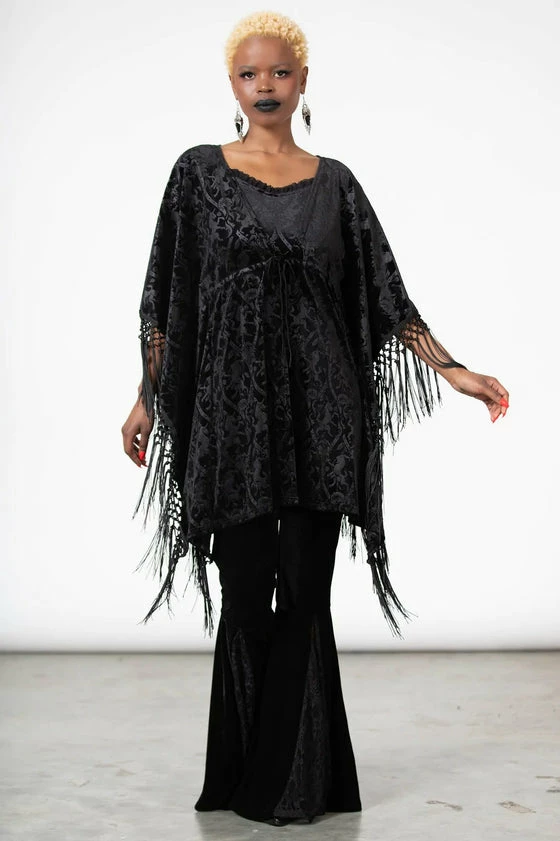 Killstar Mythic Mind Velvet Kimono In Black Festival Ready Unicorns 10 Killstar Mythic Mind Velvet Kimono In Black Festival Ready Unicorns - Image 10