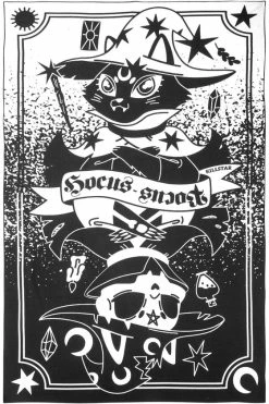 Killstar Meow-Gical Large Towel With Cat Print -Timeless London Shop MeowGicalTowel 560x