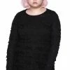 Killstar Night Shadow Long Sleeved Top