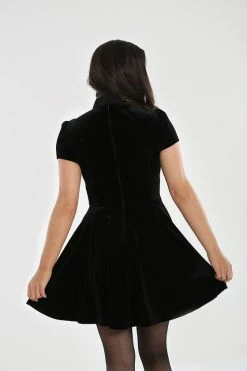Hell Bunny Nova Velvet Dress -Timeless London Shop NovaDress BR 560x