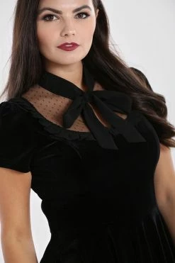 Hell Bunny Nova Velvet Dress -Timeless London Shop NovaDress CUR 560x