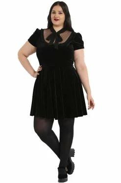 Hell Bunny Nova Velvet Dress