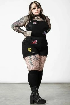 Killstar Oracle Denim Overalls With Patches -Timeless London Shop ORACLE DENIM OVERALLS PLUS W G x1600 627b0577 6feb 4329 8dc0 6cd97025438a 560x