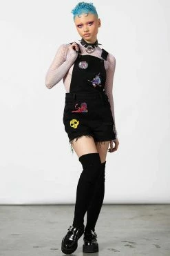 Killstar Oracle Denim Overalls With Patches -Timeless London Shop ORACLE DENIM OVERALLS WOMENS D x1600 20c24dfb 8678 495c acb7 3e2195af63a1 560x