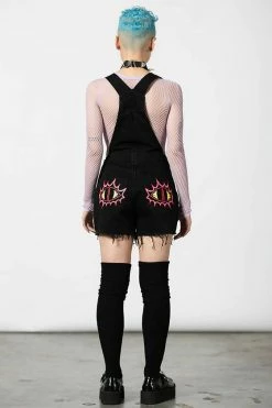 Killstar Oracle Denim Overalls With Patches -Timeless London Shop ORACLE DENIM OVERALLS WOMENS E x1600 e5035b45 3519 4a68 bf9e 49d1d11e90f3 560x