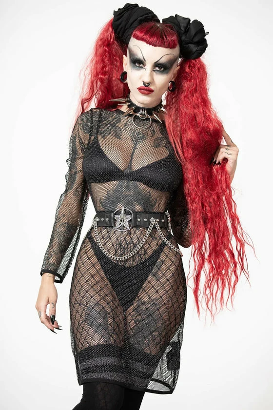 Killstar Our Inner Circle Black Statement Belt Baphomet 2 Killstar Our Inner Circle Black Statement Belt Baphomet - Image 2