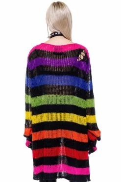 Killstar Over The Rainbow Punk Knit Sweater -Timeless London Shop OverTheRainbowKnitSweater BR e44d9260 cabf 4d92 a75c 4497fb0cdb93 560x