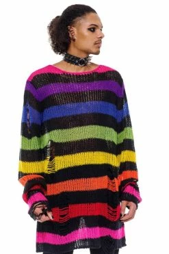 Killstar Over The Rainbow Punk Knit Sweater -Timeless London Shop OverTheRainbowKnitSweater FM 07183ca4 b8fa 4310 9ceb 3356728a12cb 560x