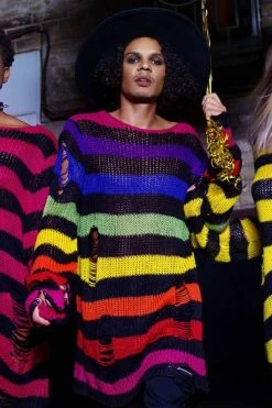 Killstar Over The Rainbow Punk Knit Sweater -Timeless London Shop OverTheRainbowKnitSweater Styled 16361317 9e92 4f27 aeb8 9131d1611672 560x