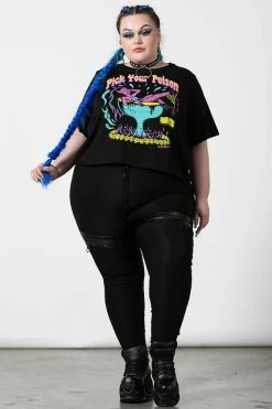 Killstar Pick Your Poison Box Crop Top T-shirt -Timeless London Shop POISON BOX CROP TOP PLUS WOMENS 4 x1600 3c5724b0 940a 4380 84ab fa26518a04b7 560x