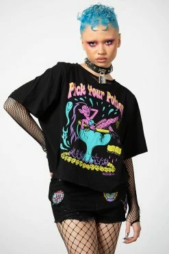 Killstar Pick Your Poison Box Crop Top T-shirt -Timeless London Shop POISON BOX CROP TOP WOMENS 4 x1600 f417c952 a46e 408c 9758 56499677af84 560x
