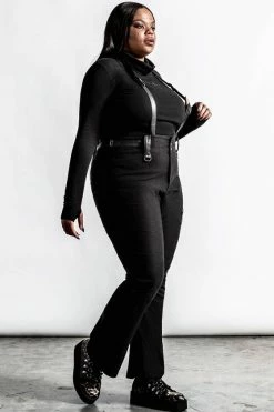 Killstar Prophet Of Doom Flared Suspender Trousers In Black -Timeless London Shop PROPHET OF DOOM SUSPENDER TROUSERS PLUS D x1600 5763ad59 ac84 4957 acb8 6a5f201c2d85 560x