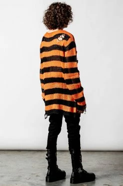 Killstar Pumpkin Punk Knit Sweater Black And Orange -Timeless London Shop PUMPKIN KNIT SWEATER MENS D x1600 bf0624f7 f4c5 4e52 b7c1 4b2094e09702 560x