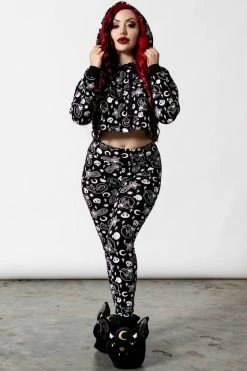 Killstar Purr Off Cropped Hoodie In Black Cat Print! -Timeless London Shop PURR OFF CROPPED HOODIE E x1600 7621a1d6 4cd8 4a2e 92cd 5936a5e71566 560x