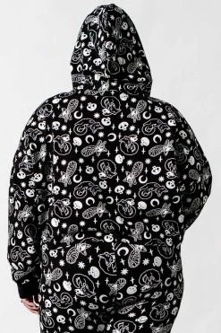 Killstar Purr Off Cropped Hoodie In Black Cat Print! -Timeless London Shop PURR OFF CROPPED HOODIE PLUS D x1600 63d3e908 5e20 49be 97a3 12468f795cf2 560x