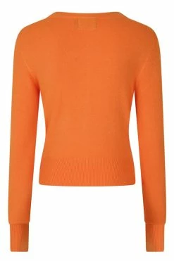 Hell Bunny Paloma Cardigan In Orange -Timeless London Shop Paloma Org B 560x