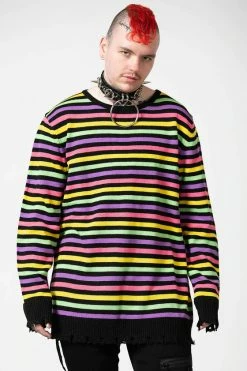 Killstar Rainbow Warrior Knit Sweater -Timeless London Shop RAINBOW WARRIOR KNIT SWEATER M B x1600 7a22fe5f 5b52 4095 8591 3208561301ed 560x
