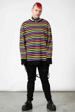 Killstar Rainbow Warrior Knit Sweater -Timeless London Shop RAINBOW WARRIOR KNIT SWEATER M C x1600 958c992a 7b4e 4cd6 9b8e 6f23117d6e6f 560x