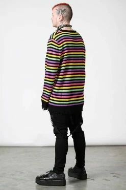 Killstar Rainbow Warrior Knit Sweater -Timeless London Shop RAINBOW WARRIOR KNIT SWEATER M D x1600 d3f7a611 4f13 484e b51e 58a61563bd7a 560x