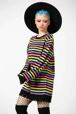 Killstar Rainbow Warrior Knit Sweater -Timeless London Shop RAINBOW WARRIOR KNIT SWEATER W B x1600 c17e0401 0ef2 4680 acf8 a2df825b892b 560x