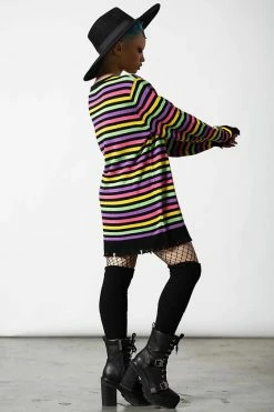 Killstar Rainbow Warrior Knit Sweater -Timeless London Shop RAINBOW WARRIOR KNIT SWEATER W G x1600 f10f5a16 72c1 4e37 864d 6ea2b39dde8e 560x