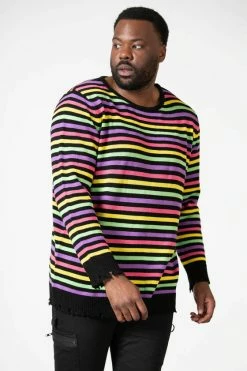 Killstar Rainbow Warrior Knit Sweater -Timeless London Shop RAINBOW WARRIROR KNIT SWEATER PLUS M C x1600 857314ac 9814 4f42 b3cb d764ebb93b61 560x
