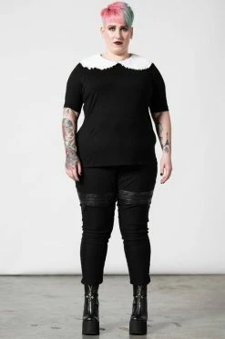 Killstar Ruby Lace Collared Top * SUPER SOFT * -Timeless London Shop RUBY LACE COLLAR TOP PLUS C x1600 c9ae9741 f5ca 4027 be8a fcf593c48696 560x