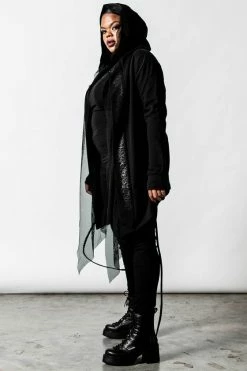 Killstar Ruination Hooded Cardigan Cloak -Timeless London Shop RUINATION HOODED CARDIGAN PLUS C x1600 19e66b0a 4c51 4dea 825e f93e8f2f362d 560x