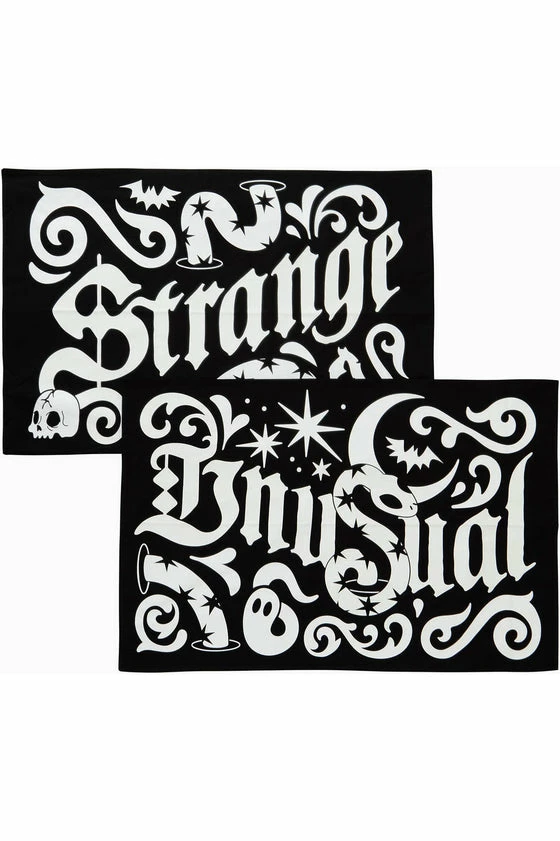 Killstar Strange & Unusual Pillowcase Set GLOW IN THE DARK! 3 Killstar Strange & Unusual Pillowcase Set GLOW IN THE DARK! - Image 3