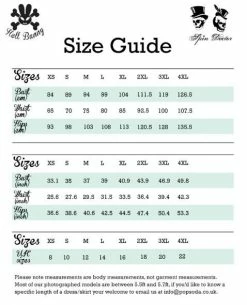 Hell Bunny Wendi Cardigan In Ivory -Timeless London Shop SizeChart2018 6f4fa88e d9d9 4d18 b280 bfb632c9b1c0 560x