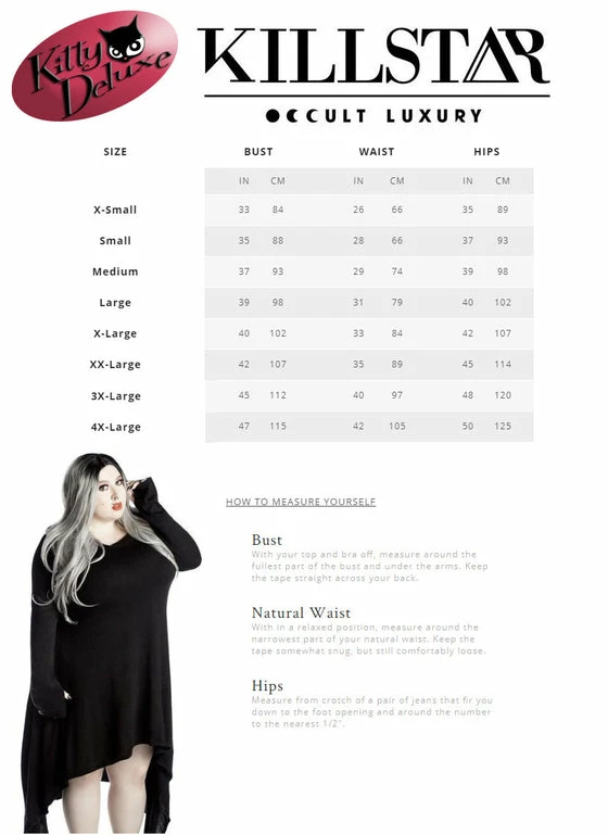 Killstar Spellcaster Kimono Tunic Dress 6 Killstar Spellcaster Kimono Tunic Dress - Image 6