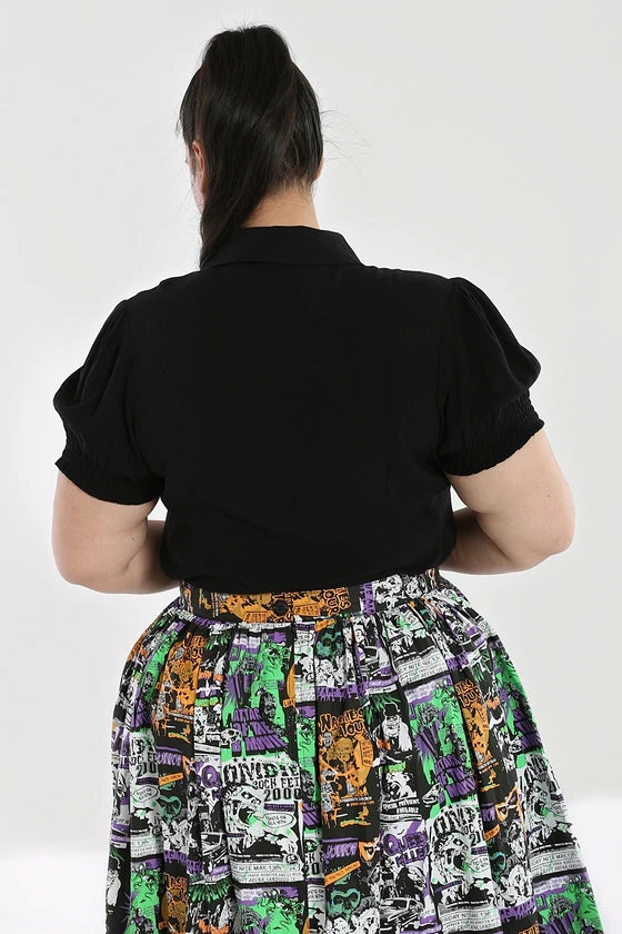 Hell Bunny Skelli Blouse 7 Hell Bunny Skelli Blouse - Image 7