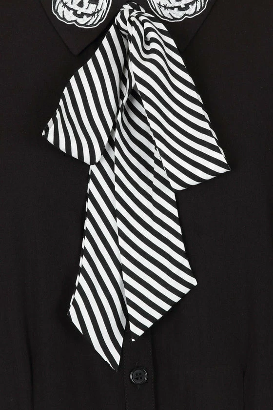 Hell Bunny Skelli Blouse 4 Hell Bunny Skelli Blouse - Image 4