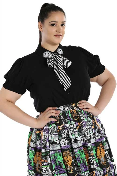 Hell Bunny Skelli Blouse 1 Hell Bunny Skelli Blouse