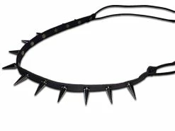 Kitty Deluxe Soft Headband/ Necklace/ Cuff With Long Silver Toned Spikes -Timeless London Shop SoftHB1 560x