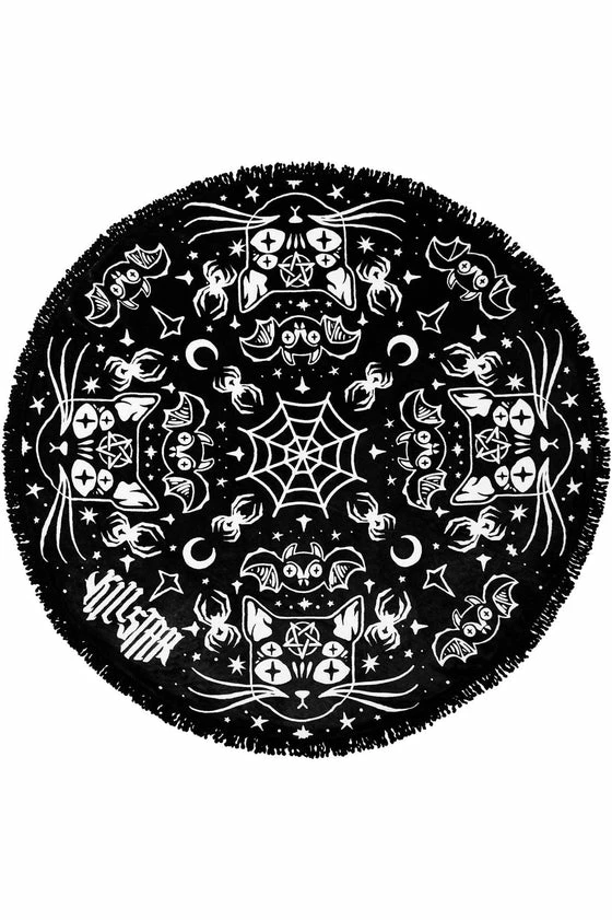 Killstar Spoopy Round Blanket 2 Killstar Spoopy Round Blanket - Image 2