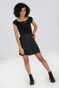 Hell Bunny Storm Pinafore Dress 9 Hell Bunny Storm Pinafore Dress -Timeless London Shop StormMiniSkirt FullR 560x