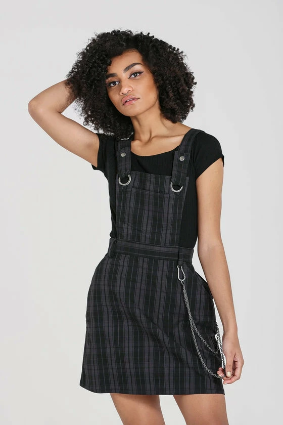 Hell Bunny Storm Pinafore Dress 2 Hell Bunny Storm Pinafore Dress - Image 2