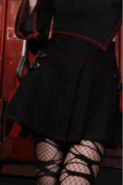 Killstar Sweet Oblivion Mini Skirt -Timeless London Shop SweetoblivionSkirt Styled 560x