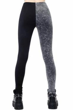 Killstar Two-Faced Witch Leggings -Timeless London Shop TwoFacedWitchLeggins RB 560x