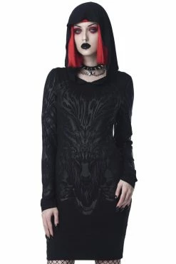 Killstar Untamed Hooded Dress -Timeless London Shop UNTAMED HOODED DRESS B x1600 e03e0610 2c81 40b0 9587 0c9ced0f9f04 560x