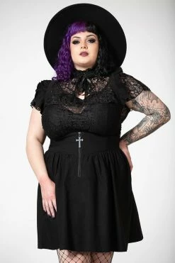 Killstar Yuna Suspender Skirt Ruffled Shoulders 21 Killstar Yuna Suspender Skirt Ruffled Shoulders -Timeless London Shop YUNA SUSPENDER DRESS PLUS W G x1600 2be2ca7b 1944 4c7e 81c7 7d5225a298e6 560x