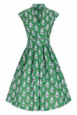 Lady Vintage Eva Dress In Potions Print
