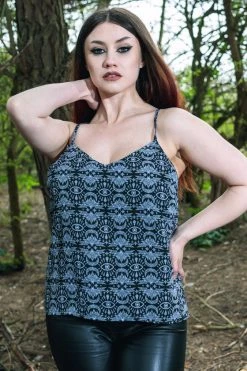 Timeless London Batwing Cami Chiffon Strappy Loose Fit Top -Timeless London Shop batwingtop 560x