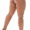Pamela Mann Hosiery Fencenet Tights In Black Large Fishnet