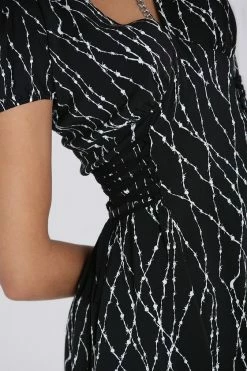 Hell Bunny Barbed Wire Mini Dress -Timeless London Shop hlb40181 barbed wire mini dress blk 03 560x